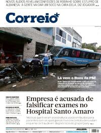 Capa do jornal Correio 15/06/2023