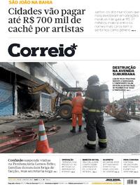 Capa do jornal Correio 16/06/2023