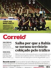 Capa do jornal Correio 16/10/2023