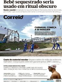 Capa do jornal Correio 17/01/2023