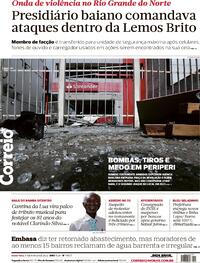 Capa do jornal Correio 17/03/2023