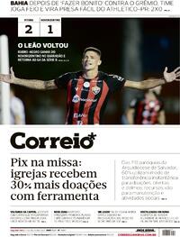 Capa do jornal Correio 17/07/2023