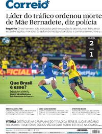 Capa do jornal Correio 17/11/2023