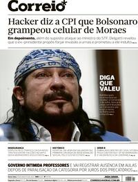 Capa do jornal Correio 18/08/2023