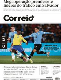 Capa do jornal Correio 18/10/2023