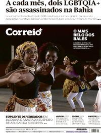 Capa do jornal Correio 20/01/2023