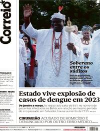 Capa do jornal Correio 20/03/2023