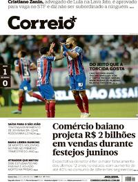 Capa do jornal Correio 22/06/2023
