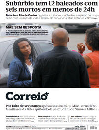 Capa do jornal Correio 22/08/2023
