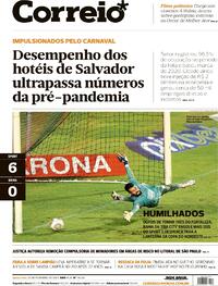 Capa do jornal Correio 23/02/2023