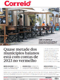 Capa do jornal Correio 23/08/2023