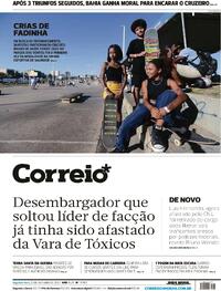 Capa do jornal Correio 23/10/2023