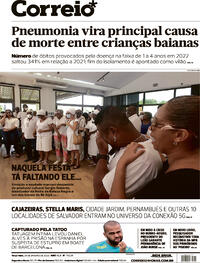 Capa do jornal Correio 24/01/2023