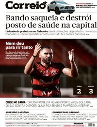 Capa do jornal Correio 24/02/2023