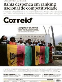 Capa do jornal Correio 24/08/2023