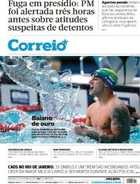 Capa do jornal Correio 24/10/2023
