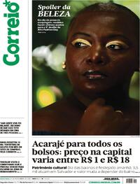 Capa do jornal Correio 24/11/2023