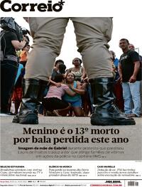 Capa do jornal Correio 25/07/2023