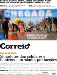 Capa do jornal Correio 25/09/2023