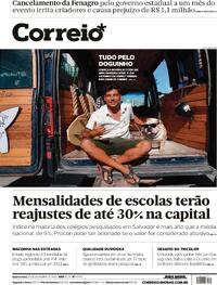 Capa do jornal Correio 25/10/2023