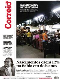 Capa do jornal Correio 25/12/2023