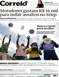 Capa do jornal Correio 26/05/2023