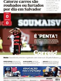 Capa do jornal Correio 27/02/2023