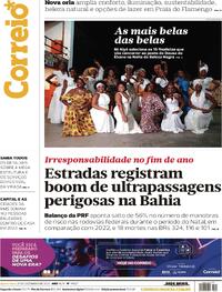 Capa do jornal Correio 27/12/2023