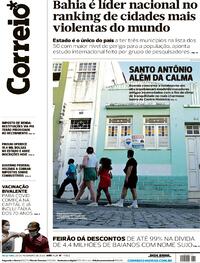 Capa do jornal Correio 28/02/2023