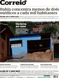 Capa do jornal Correio 28/03/2023