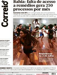 Capa do jornal Correio 28/06/2023