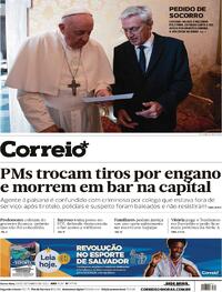 Capa do jornal Correio 29/09/2023