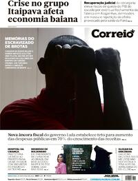 Capa do jornal Correio 30/03/2023