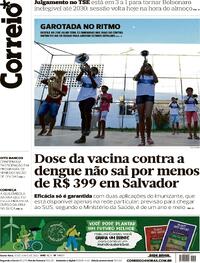 Capa do jornal Correio 30/06/2023