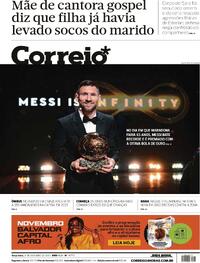 Capa do jornal Correio 31/10/2023