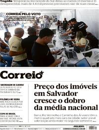 Capa do jornal Correio 02/05/2024