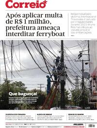 Capa do jornal Correio 05/01/2024