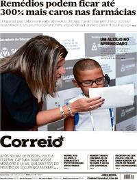 Capa do jornal Correio 05/04/2024