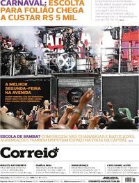 Capa do jornal Correio 06/02/2024