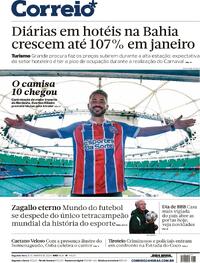 Capa do jornal Correio 08/01/2024