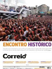 Capa do jornal Correio 09/02/2024