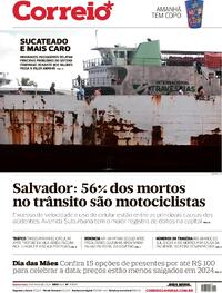 Capa do jornal Correio 09/05/2024