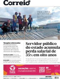 Capa do jornal Correio 10/05/2024