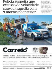 Capa do jornal Correio 12/04/2024