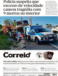 Capa do jornal Correio 13/04/2024