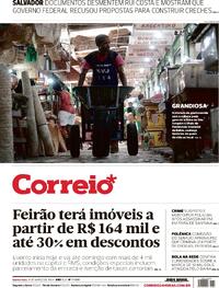 Capa do jornal Correio 14/03/2024