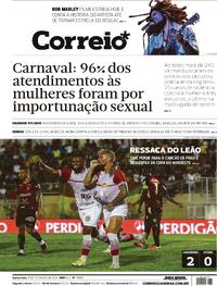 Capa do jornal Correio 15/02/2024