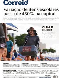 Capa do jornal Correio 16/01/2024