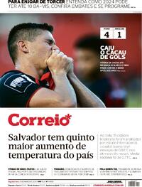 Capa do jornal Correio 18/03/2024