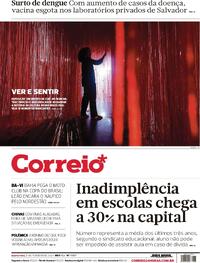 Capa do jornal Correio 21/02/2024